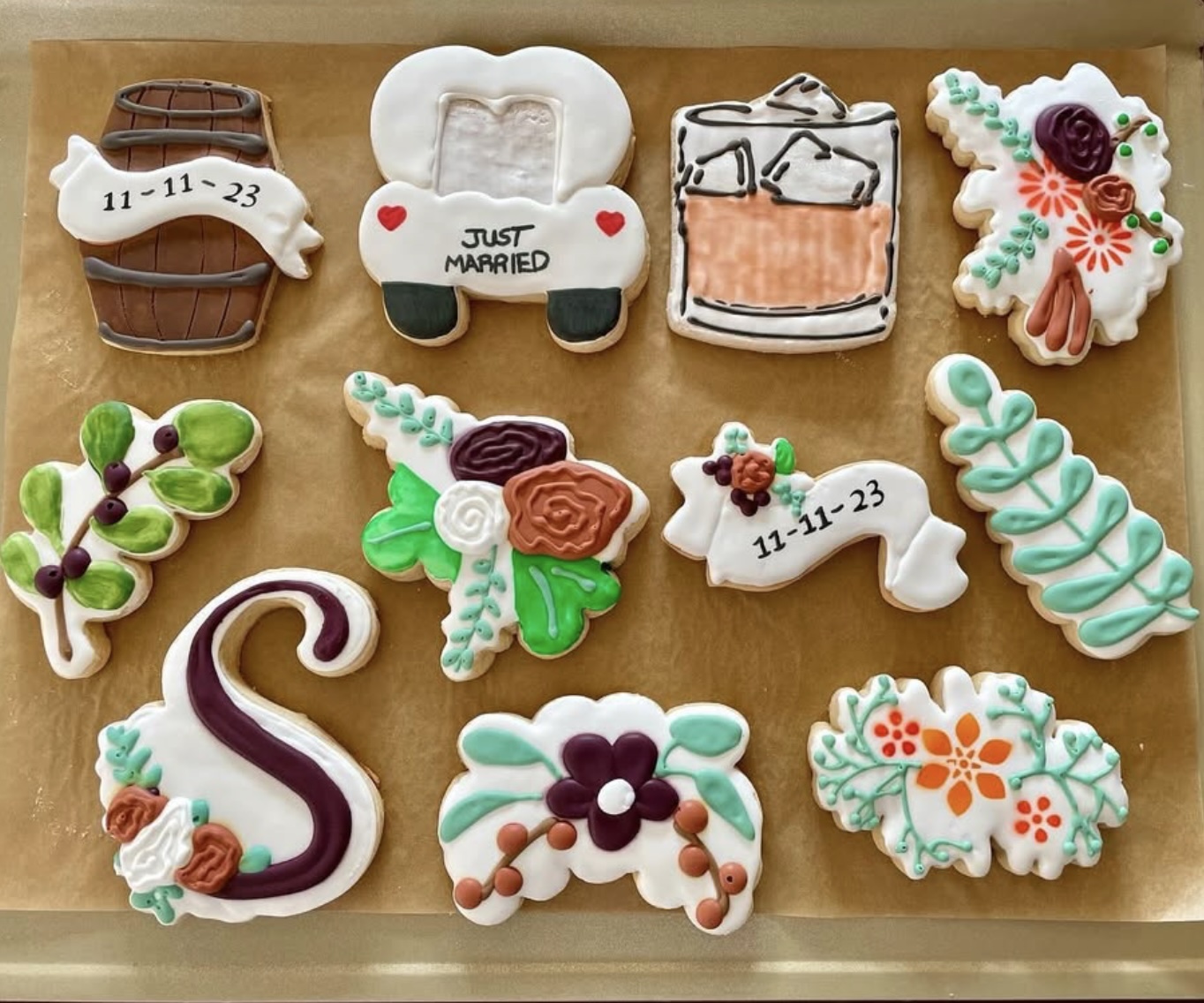 Decorated cookies